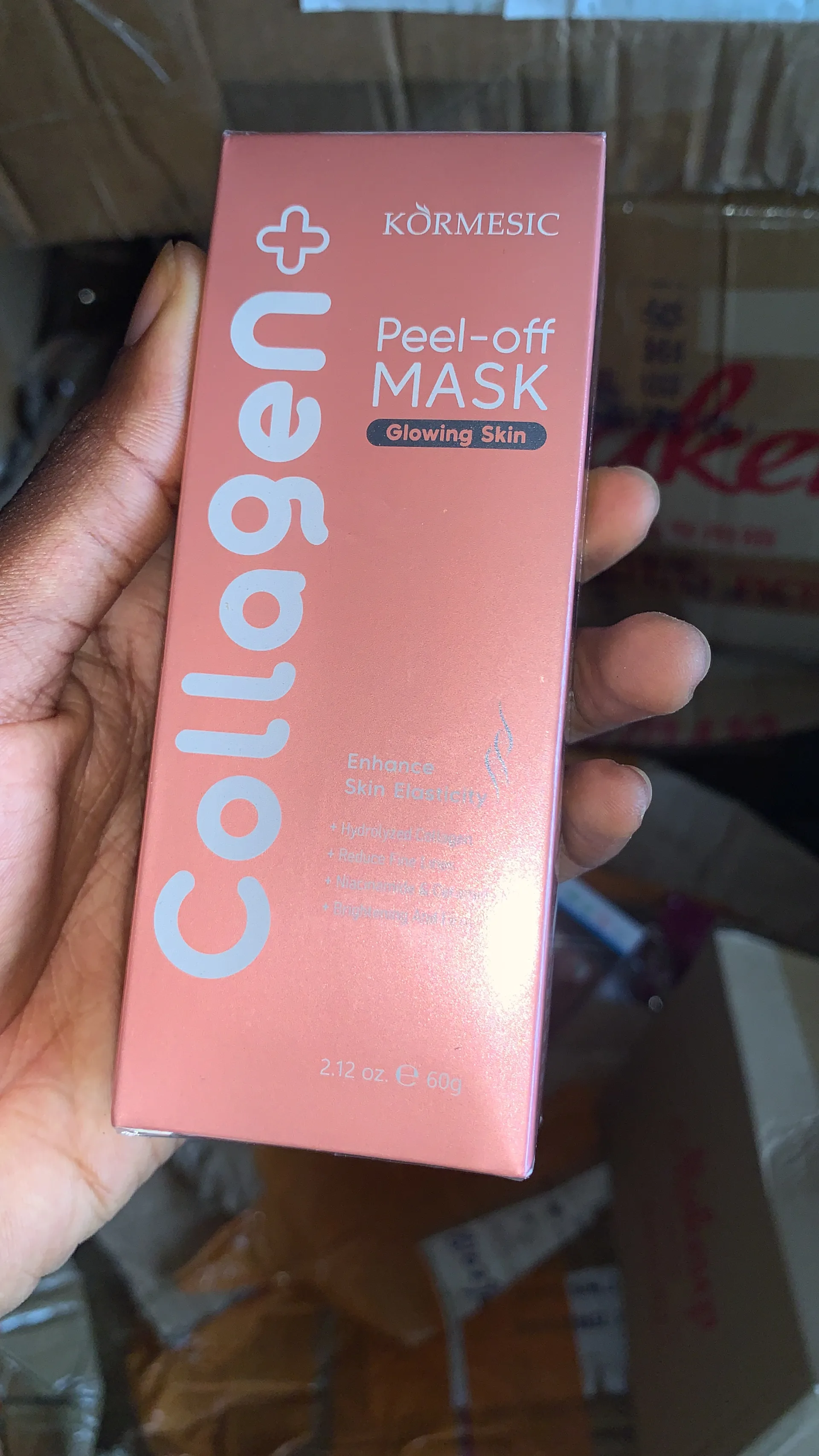 Collagen peel off mask