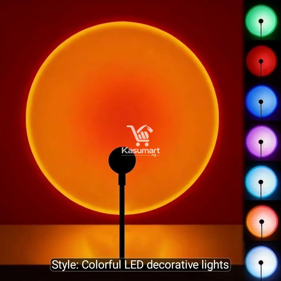 Vibrant Sunset Lamps, LED Projectors