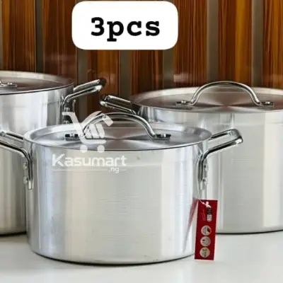 New High Quality 3SET Of Big Pots — Clean & Neat